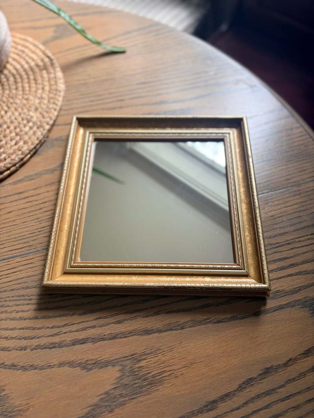 Dayton Hudson Gold Mirror Series Hollywood Regency Square Wall Mirror